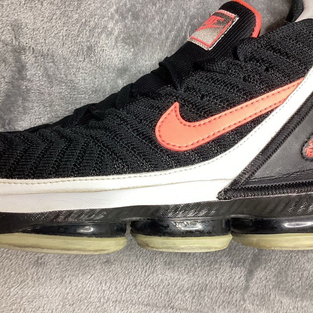 Nike Men's Black and Orange Athletic Shoes - Picture 10 of 16